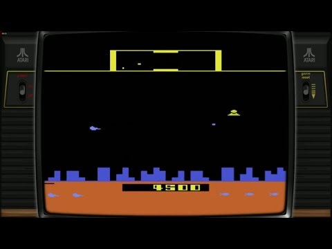 Defender (Atari 2600) – Legendary Horizontal Shooter Gameplay | Classic Arcade Port