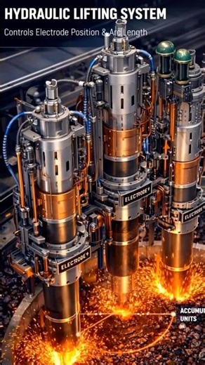 🔥“Submerged Arc Furnace (SAF) Process Explained | Ferro Alloys Manufacturing in 3D”