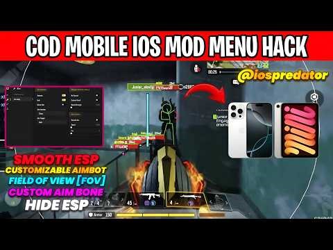 COD Mobile iOS Hack Non Jailbreak | Main Account Safe Call of Duty iPhone/ iPad Mod Menu Hack