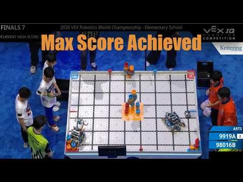 VEX IQ Elementary World Champion - 434 Max Score Achieved
