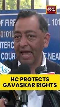 Gavaskar Wins Legal Battle | Delhi HC Protects Legend’s Personality Rights