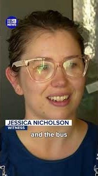 Bus loses control on the O-bahn | 9 News Australia