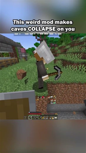 This weird mod makes caves COLLAPSE on you...