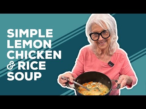 Love & Best Dishes: Super Simple Lemon Chicken and Rice Soup Recipe | Easy Chicken Dinner Ideas