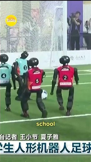 World-first humanoid robot soccer match | Today Show Australia