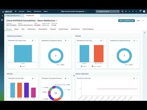 Turn the Scramble into a Command Structure - Major Security Incident Management with ServiceNow