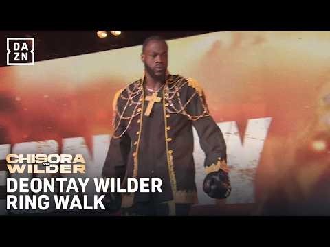 DEONTAY WILDER MAKES HIS RING WALK IN THE O2!