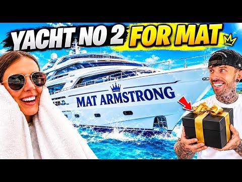 Mat Armstrong’s Second Yacht Has Arrived?! - WHAT DID HANNAH GET MAT!! 🫨 #matarmstrong #bugatti