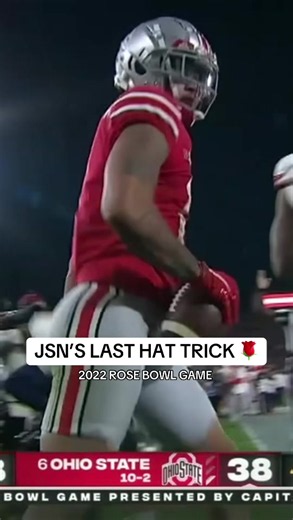 We’re celebrating JSN’s first @NFL hat trick with his memorable @Ohio State Football 3-TD performance 🎩