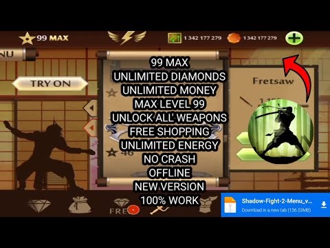 Shadow Fight 2 Mod Apk Unlimited Everything Version 2.42.1