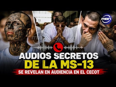 ULTIMA HORA Gobierno de Bukele Revela Audios de la MS-13 en Audiencia Desde el CECOT en El Salvador
