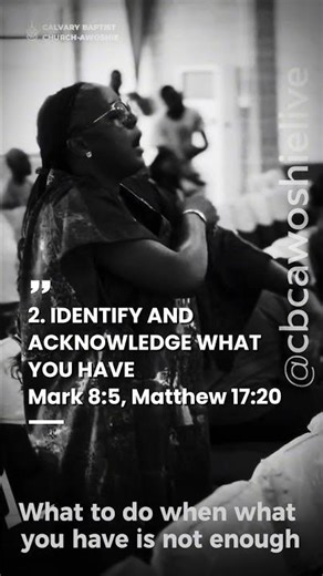 Do you feel a lacking as a Christian?