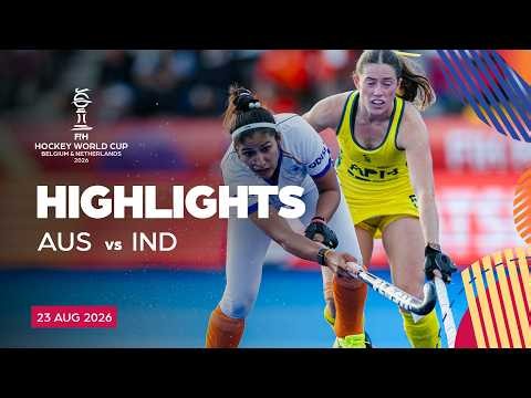 FIH Hockey Women's World Cup 2026, Game 36: Australia vs India | #HWC2026