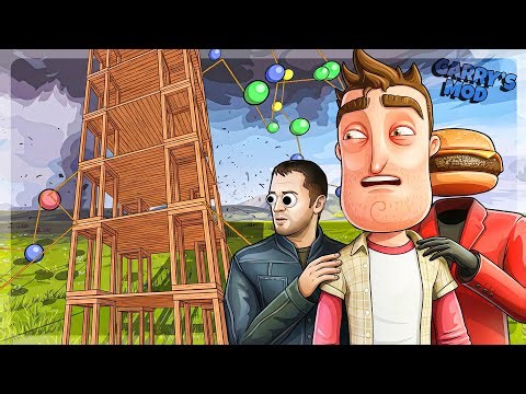 We Built The Worlds TALLEST Tornado Survival Base in Garry's Mod!