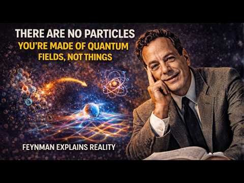 There Are NO Particles You're Made of Quantum Fields, Not Things Feynman Explains Reality