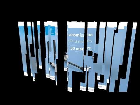 Hagibis Wireless HDMI-compatible Video Transmitter & Receiver Extender Display Adapter Dongle for TV