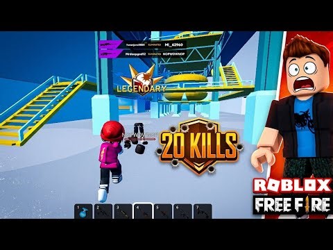 Playing Free Fire 🔥 on Roblox for the first time 😁!!!