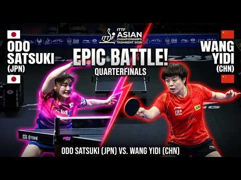 •UNSTOPPABLE FORCE VS IMMOVABLE OBJECT! 🏓 Satsuki Odo vs Wang Yidi FULL WAR!