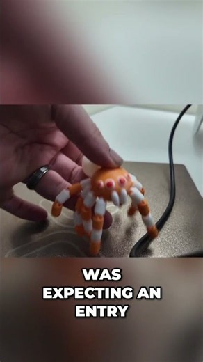 4-Color Flexi Spider 3D Print Quality from a $299 Creality Sparkx i7 Nano #shorts