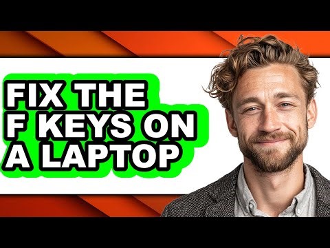 How to Fix the F Keys on a Laptop (updated)