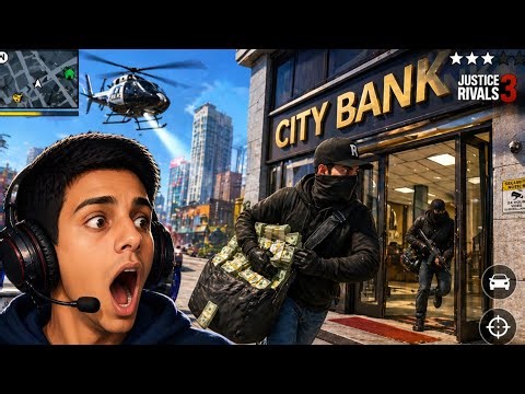 THE BIGGEST BANK ROBBERY | Justice Rivals 3 gameplay 