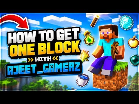 Can You Beat Minecraft on ONE BLOCK? (100 Days Challenge) 😱💝🔥