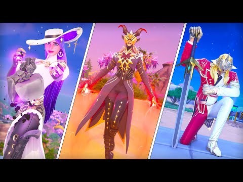 Eternal Arcana Skins EARLY GAMEPLAY Fortnite (Akultura, Demise and Magius)