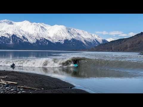 Attempting to Surf a Tidal Wave in Alaska