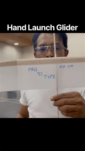 Prototype Hand Launch Glider for Beginner