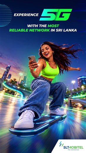 Experience 5G with the Most Reliable Network in Sri Lanka.