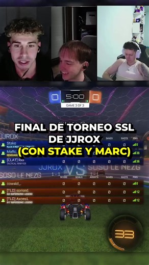 FINAL DE TORNEO SSL DE JJROX #gaming #rocketleague #viral #rlclips #pro