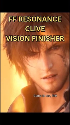 Final Fantasy Resonance Clive vision finishing move. #finalfantasy #shorts #gaming