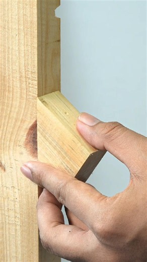 The easiest way to mount wooden blocks #woodworking #diy #hacks