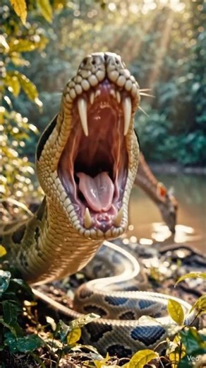 Big python 🐍 attack #shortsfeed