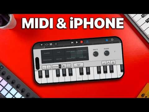 How to Use a MIDI Keyboard With iPhone