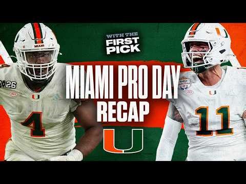 2026 Miami Pro Day Recap: Draft Stock Update With All 32 NFL Teams On Campus 👀