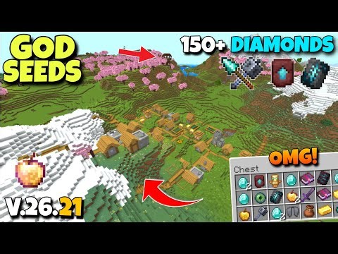 🔥[GOD SEEDS] For Minecraft 26.21 Bedrock & Pocket Edition | Seed Minecraft 26.21 | Minecraft Seeds