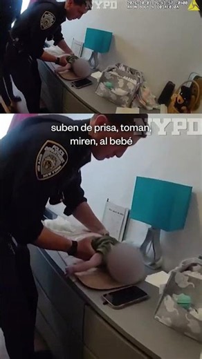 Policías salvan a bebé de un mes de nacido en Nueva York | Noticias Telemundo