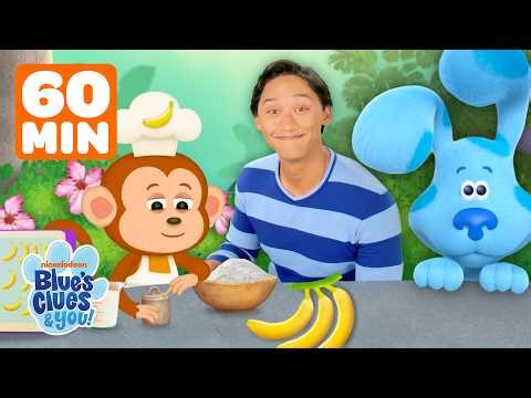 1 Hour of Blue & Josh's Nature Walk! 🌿🦒 | Blue's Clues & You!