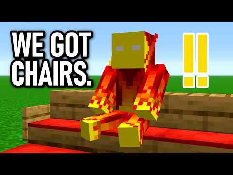 WE HAVE CHAIRS NOW. WE CAN FINALLY SIT.