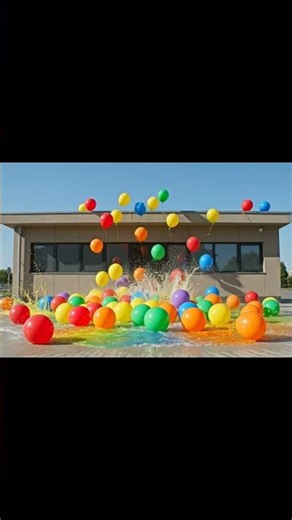 100 Balloons Drop… What Happens Next?@satisfyingDrops