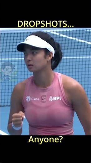 Alex Eala vs Magda Linette Quarterfinals Dropshots @ASB_Classic #tennis #alexeala