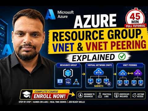Azure Networking Explained in 45 Minutes | VNet Peering Setup for DevOps