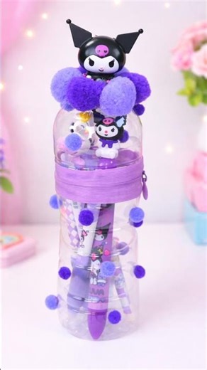 Kuromi Pencil Box 💜🎀 #diy #kuromi #crafts