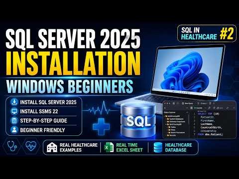 02 How to Install SQL Server 2025 & SSMS 22 on a Windows Laptop | Beginner Step-by-Step Guide