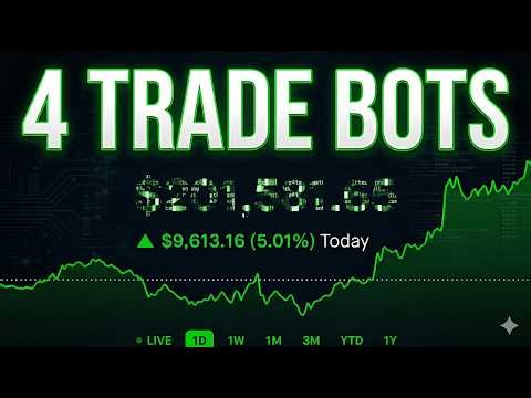 Claude Code Built Me 4 Trading Bots in One Day — I'm Done Hand Trading