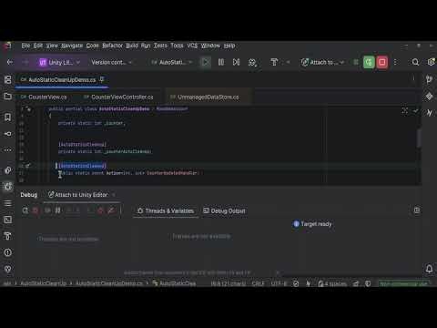 Unity 6.5: AutoStaticCleanUp Attribute Tutorial Unity's New Lifecycle Management API.