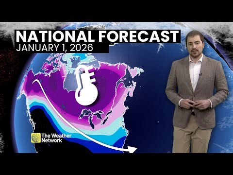 Canada's National Forecast - January 1, 2026 | #WeatherAM
