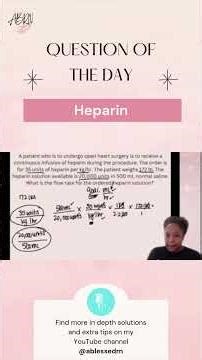 Heparin Breakdown 🎥💉