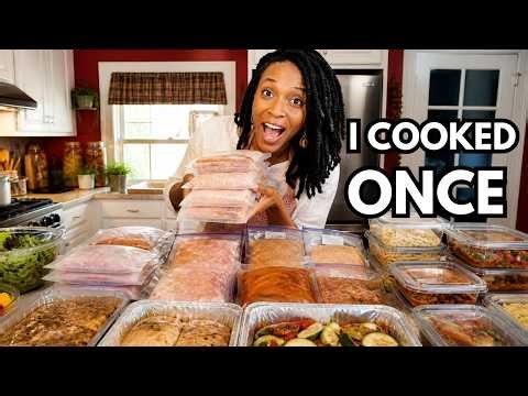 I turned 30 Minutes of Cooking Into 7 Dinners